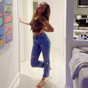 Abercrombie Jeans: Mom High Rise